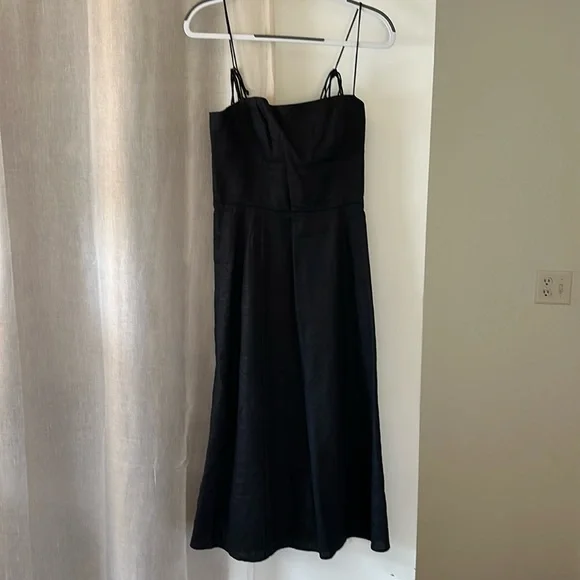 line and dot adella dress Adelaide Dress - Black Polka Dot